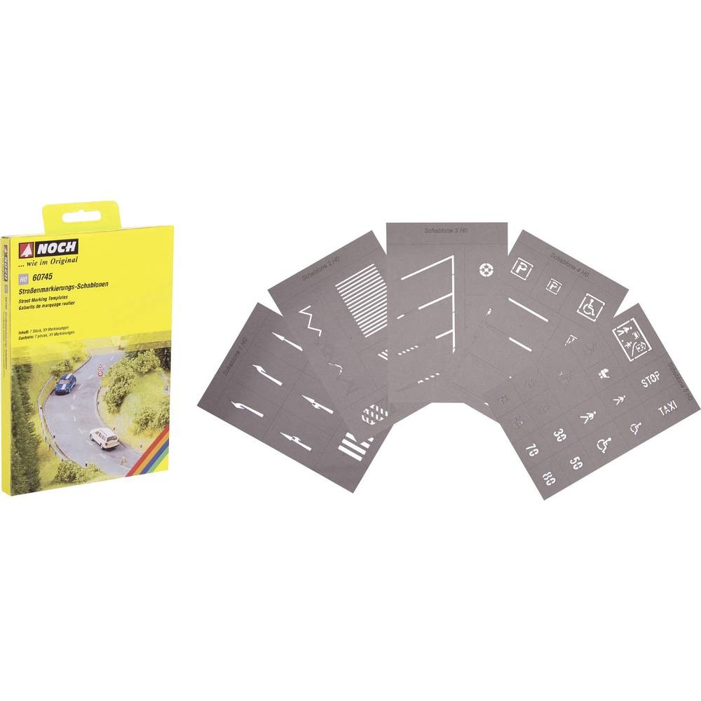 Aménagement de routes de campagne H0 kit NOCH 60745 pour diorama