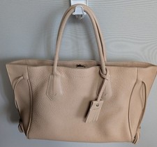 LONGCHAMP tote bag Penelope beige tassel leather handbag from Japan