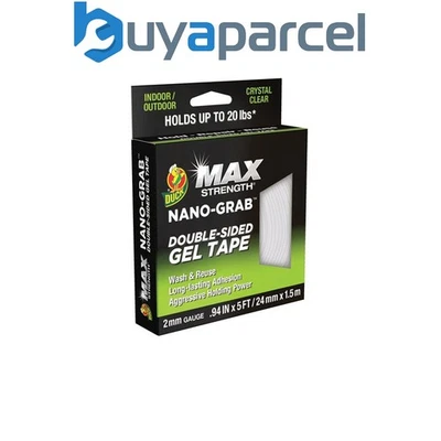 Shurtape 287264 DUCK MAX STRENGTH NANO-GRAB Tape 24mm x 1.5m SHU287264