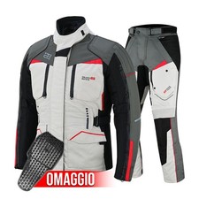 Giacca e pantaloni da moto S-tech ST 825 Volcano H2Out 3 Strati e 4 Stagione