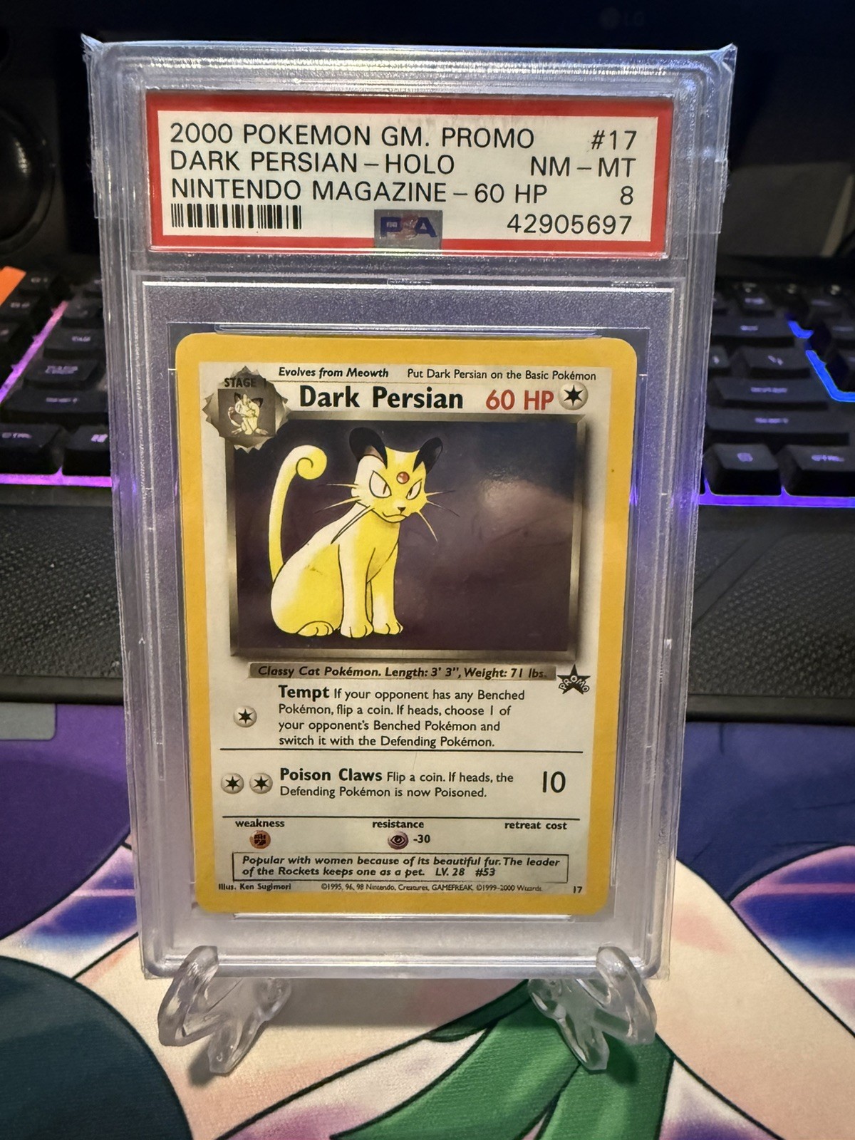 Dark Persian 17/53 Wotc Promo Holo