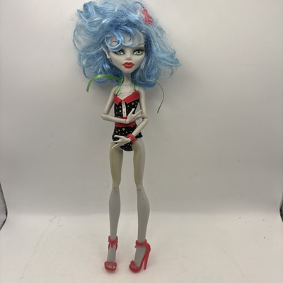 #ad Monster High Ghoulia Yelps Skull Shores 2011 Mattel Doll with Swimsuit amp; Shoes $24.99