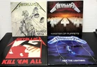 Metallica Vinyl LP Lot Kill 'Em All Ride The Lightning Master Of Puppets Justice