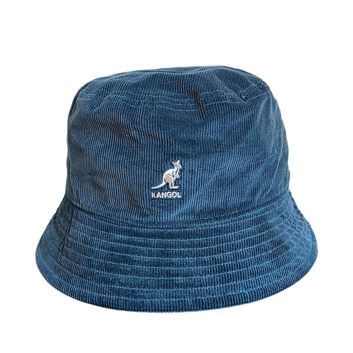 Corduroy Bucket Hat, Lightweight Packable Vintage Streetwear Corduroy Wide Brim Sun Hat - Mustard – Blue Corduroy main image 2