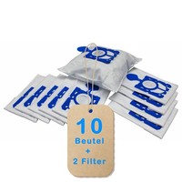 10 Premium Staubsaugerbeutel Kompatibel FüR Aeg Aus 4090 Ex Ultra Silencer