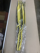 Leather Hand Crafted Accordion Straps Acordeon Correas Black / Yellow