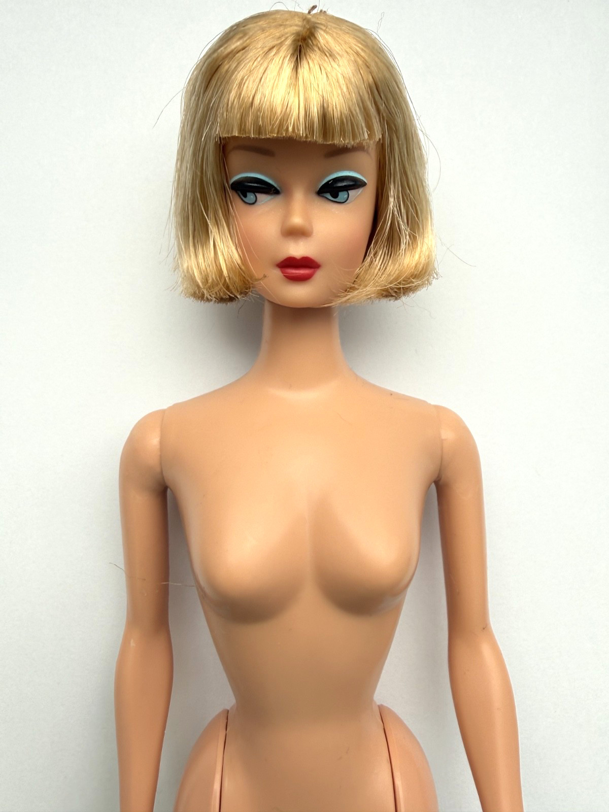 Vintage American Girl Barbie Doll REPRODUCTION REPRO Long Hair Blonde, Nice!