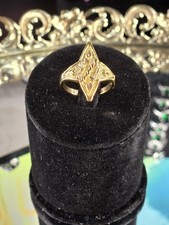 Vintage Kenneth Jay Lane Starry Sky Ring Luxery Cocktail Costume Neiman Marcus