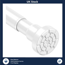 Versatile Non Slip Adjustable Telescopic Tension Shower Curtain Rod 75-170cm