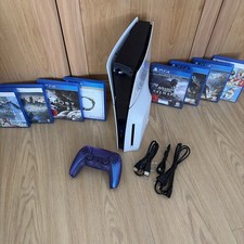 Mega Bundle Playstation 5 Slim Disc Edition 1 Controller 8 Spiele …