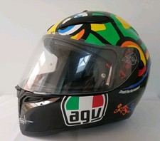 AGV K-3 SV VALENTINO ROSSI TARTARUGA TURTLE MOTORCYCLE HELMET SIZE MS 57-EXC CON