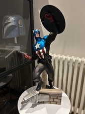 Sideshow Collectibles Captain America Bucky Barnes Premium Format Statue Unboxed