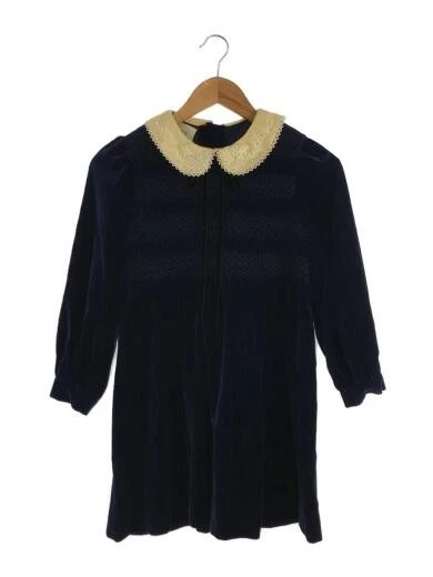GUCCI / robe manches longues / 36 / velours / NVY / 635141