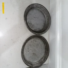 Vintage Enterprise Aluminum Co Pie Pan And 1 Unbranded Pan