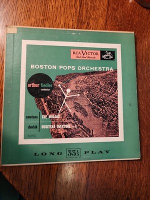 ARTHUR FIEDLER BOSTON POPS Moldau Husitska Overture RCA VICTOR 