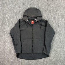 Nike Hoodie Mens 2XL Full Zip Sweatshirt Jacket Tech Fleece 805144-010 Classic