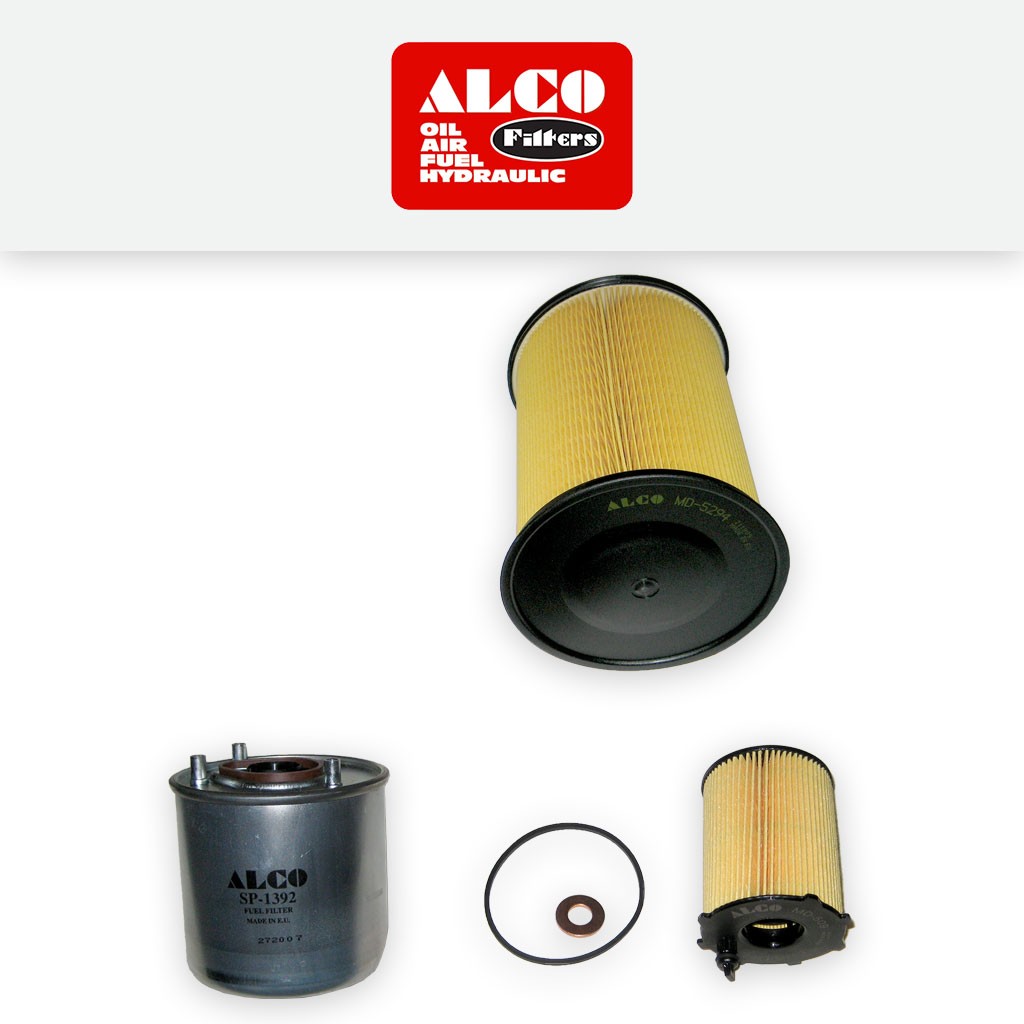 SERVICE KIT for VOLVO S40 II V50 1.6 D2 ALCO OIL AIR FUEL FILTERS (2010-2012)