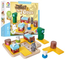 SmartGames - Wolf and 7 Goats - Educatief puzzelspel - Hersenbreker - Logica en 