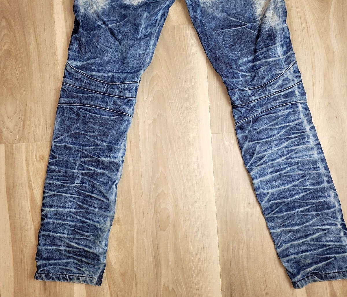 Womens Denim Acid Wash Jean Skirt Jordan Craig Legacy Edition