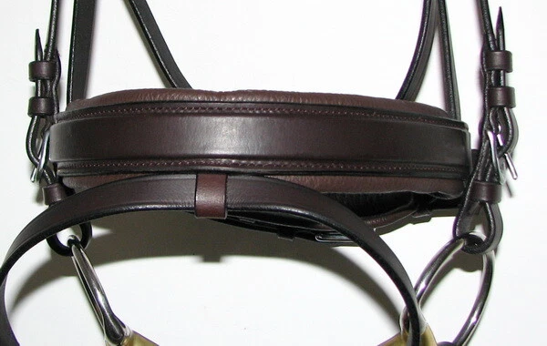 FSS Немецкие Шикарные КВАДРАТНЫЕ ПОДНЯТЫЕ Мягкие Вожжи для Выездки с Шатунами Комфорт - Изображение 4 из 4