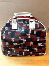 Vintage Brunswick  Bowling Ball Bag - Metal Rack - Good Cond.