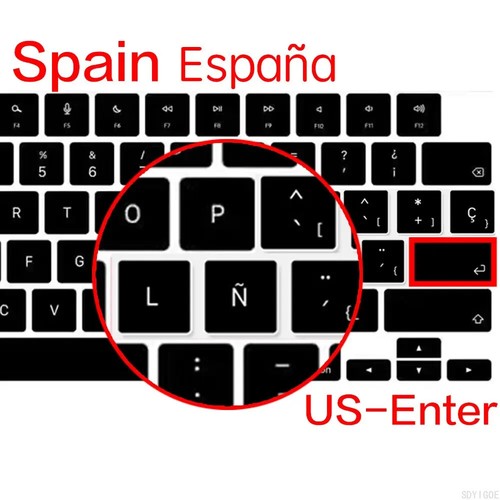 Keyboard Cover For 2005 - 2022 New M2/M3 Macbook Pro /Air 13/15/13.6/16/12 inch - Photo 10/186