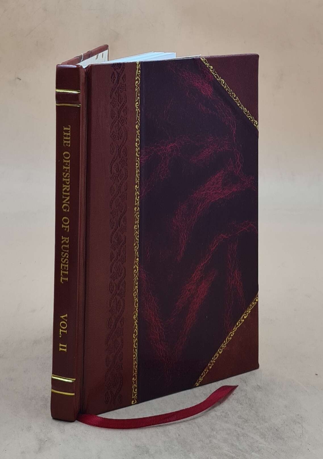 The Offspring of Russell Novel 1794 Leather Bound 2 Volumes