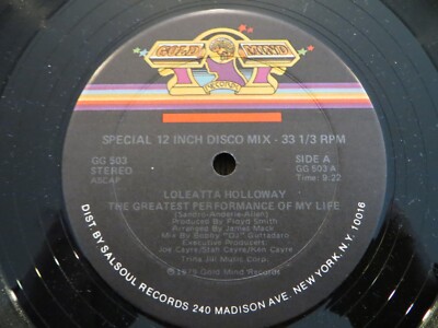 Loleatta Holloway   The Greatest Performance Of My Life -1979 12'' Single VG+/VG+