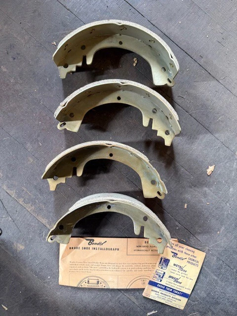 Zapatas de freno Hudson & Nash Rambler 1956, Stateman 1954, Rambler 5610 1956 nuevas Foto 3 de 4