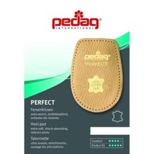 Pedag Perfect Shock Absorbing Heel Pads, Vegetable Tanned Leather and Latex Rubb