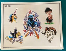 Spaulding and Rogers Tattoo Flash Sheet NC-18