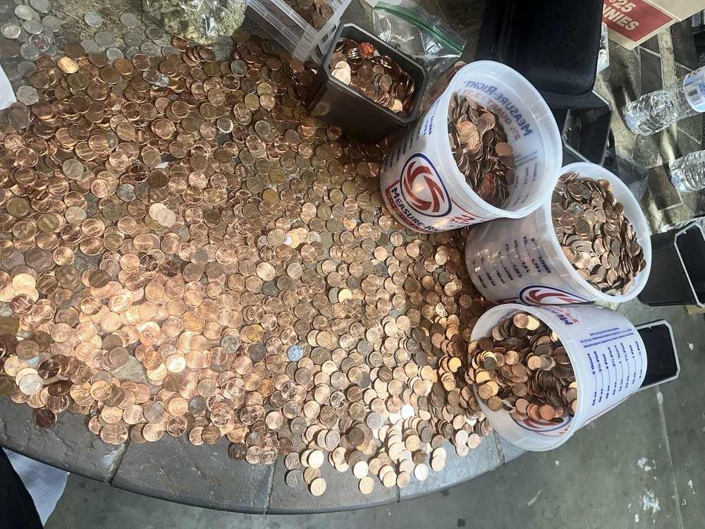 10 Pound Lots Of UNSEARCHED COINSTAR Pennys (MAY CONTAIN) Indian ,Wheat, Lincoln