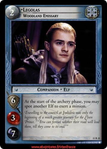 Legolas, Woodland Emissary 11R22 [Shadows] LOTR CCG ENG - Picture 1 of 1
