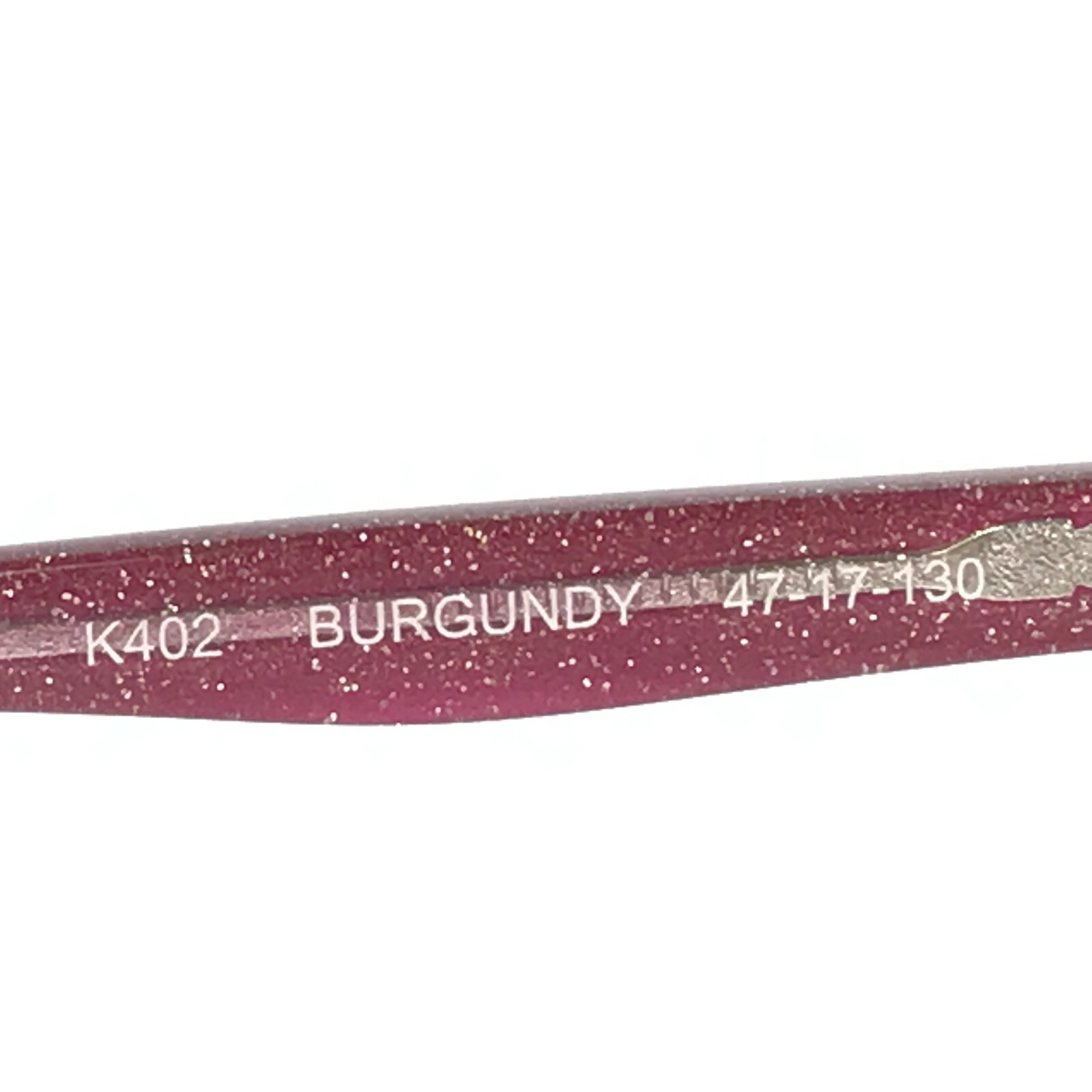 Converse Kids Eyeglasses Frames K402 BURGUNDY Purple Gold Glitter 47-17-130 thumbnail 9