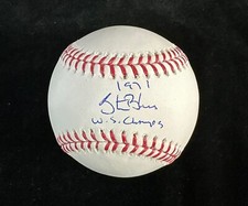STEVE BLASS Signed Autographed MLB Ball 