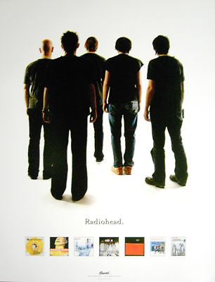 RADIOHEAD Hail To The Thief 2003 promo POSTER Thom Yorke 18in x