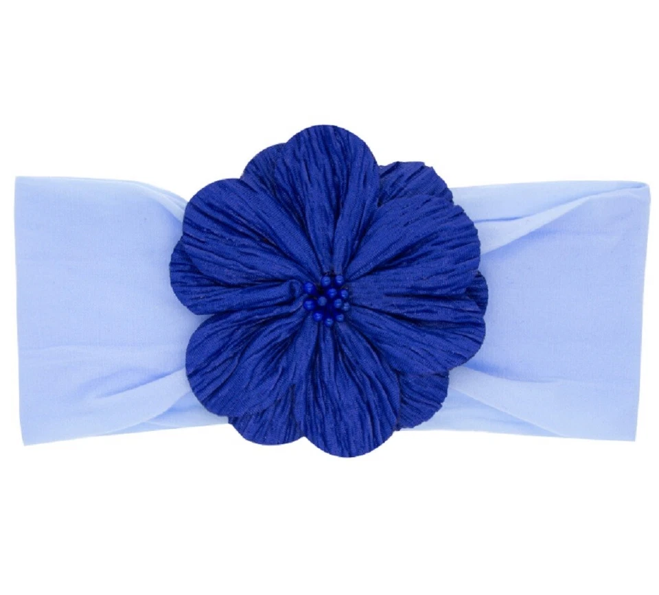 Juego de 12 diademas de flores con moño de encaje para niños pequeños y bebés - accesorios de banda para el cabello suave Foto 4 de 4