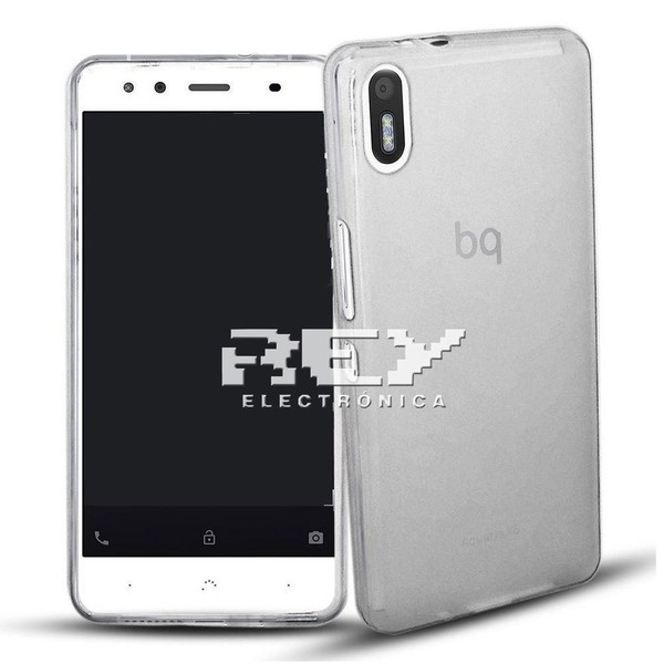 Funda Silicona para BQ AQUARIS X5 Carcasa Tamizada Protector Case s800