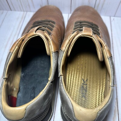 Kizik New York Court Hands Free Leather Slip On Shoes In Date Brown Size 11.5 Kizik KZK Mens Size 11 M Hands Free New York Slip On Leather  main image 3
