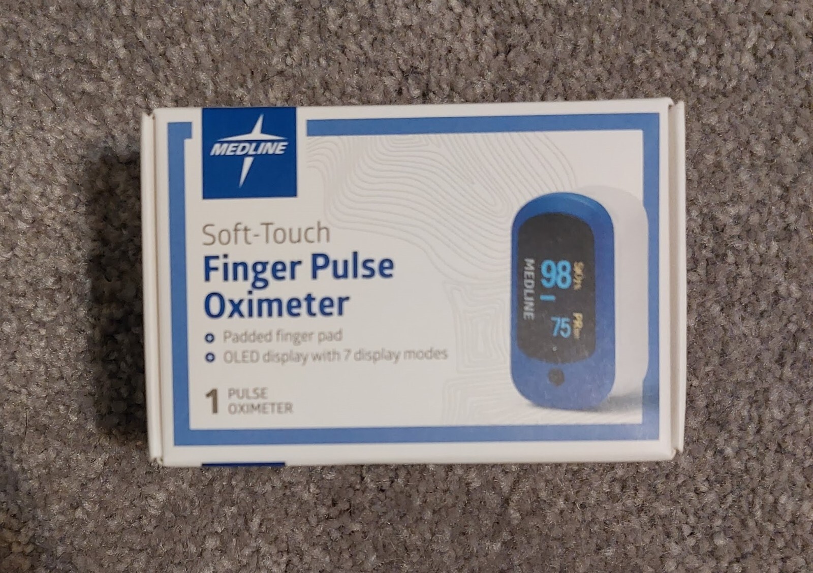 Medline Soft-Touch Finger Pulse Oximeter HCSM70S with OLED Display – ASA  College: Florida