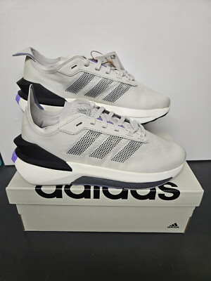 Neu Adidas AVRYN Shoes Running Sneakers Grey One/Silver Metallic ID9422  36 2/3