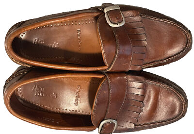 Allen Edmonds Waterbury Brown Leather Kiltie Buckle Loafers Men’s 9.5 D Allen Edmonds Loafers Mens 9 Brown Leather Kiltie Buckle  main image 4