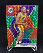 2019-20 Panini Mosaic Talen Horton-Tucker Red Green CHOICE RC Rookie Card Lakers