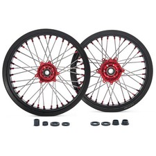 17" Supermoto Felgen Radsatz Rad für Honda CRF250R 04-13 CRF450R CR125/250 02-07