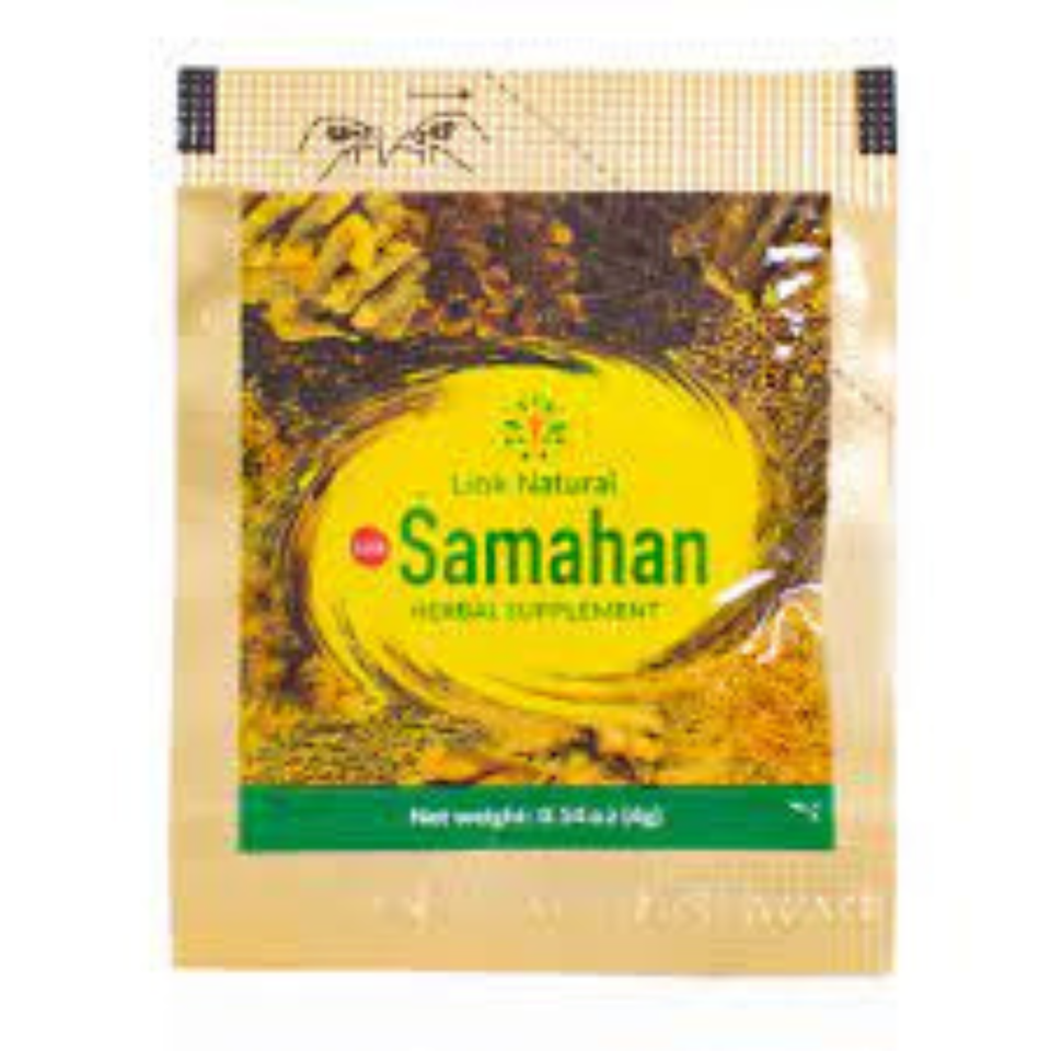 Samahan Ayurveda Natural Herbal Tea Drink for Cough & Cold Remedy 4g ...