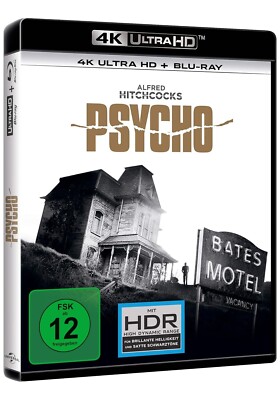 Psycho (1960)[4K UHD Blu-ray & Blu-ray /Neu/OVP]  von Alfred Hitchcock