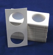 Cardboard 2.5x2.5 Coin Holder Mylar Flips for Silver Eagles and Crowns, Qty 200