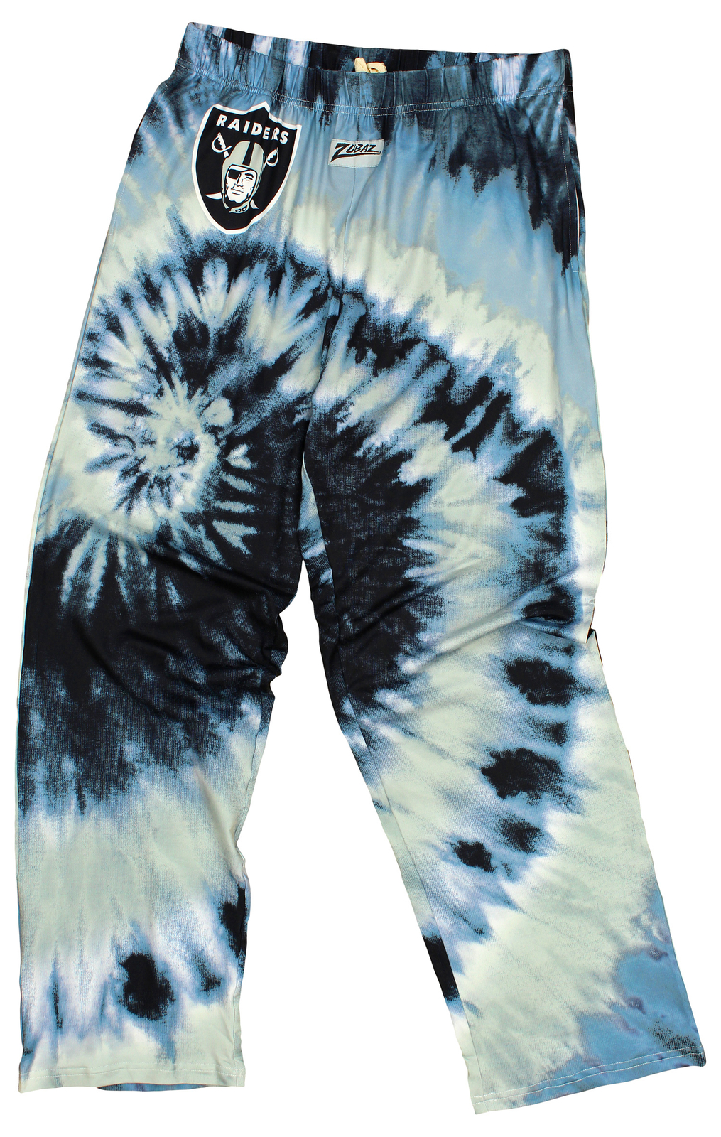 Брюки для отдыха Zubaz Las Vegas Raiders NFL Mens Tie Dye командных цветов, черный