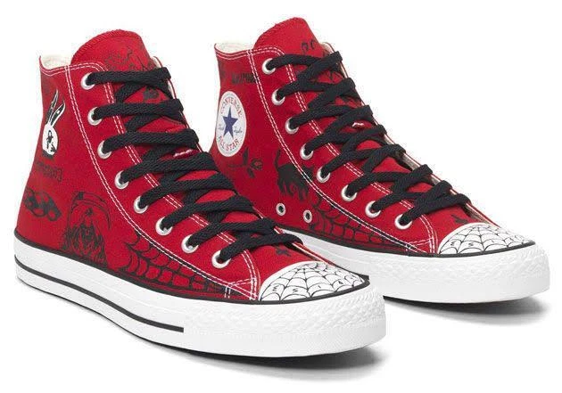 Oceanien fårehyrde bur CONVERSE Sean Pablo Red | eBay