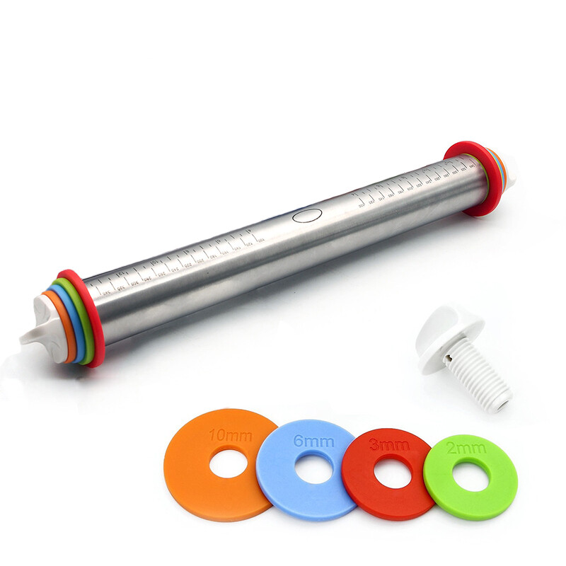 Precision Rolling Pin Adjustable Rolling Pins